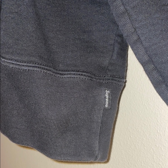 Supreme Paneled Hooded Sweatshirt Black - Picture 3 of 4